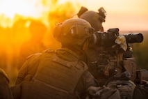 U.S. Marines with Kilo Battery, 3rd Battalion, 11th Marine Regiment, Marine Rotational Force – Darwin 25.3, conduct a dry-fire run with an M777 Howitzer during Talisman Sabre 25 in the Northern Territory, Australia, July 11, 2025.