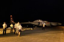 U.S. Air Force members of the 9th Aircraft Maintenance Squadron prepare a 9th Reconnaissance Wing TU-2S Dragon Lady piloted by Cory “ULTRALORD” Bartholomew, 1st Reconnaissance Squadron (RS) assigned flight safety officer and U-2 instructor pilot, and Lt. Col. “JETHRO”, 1st RS instructor pilot and U-2 chief pilot, at Beale Air Force Base (AFB), California, Aug. 1st, 2025.