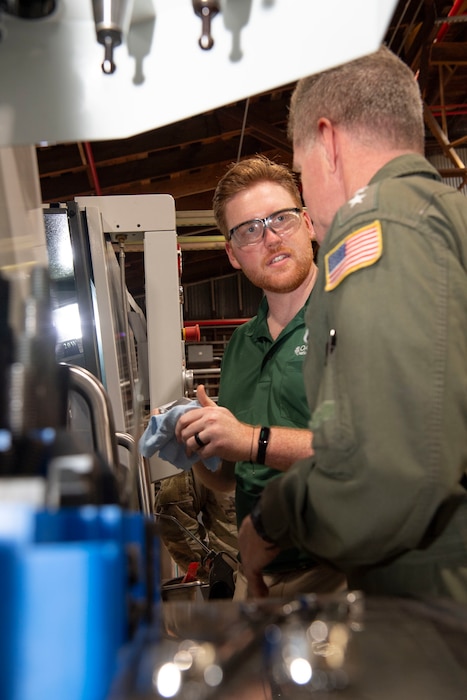 Adm. Samuel J. Paparo, commander of the U.S. Indo-Pacific Command, is shown capabilities of The Forge, a new advanced manufacturing facility located on Schofield Barracks, Hawaii, July 28, 2025. USINDOPACOM is committed to enhancing stability in the Indo-Pacific region by promoting security cooperation, encouraging peaceful development, responding to contingencies, deterring aggression and, when necessary, prevailing in conflict. (U.S. Army photo by Sgt. Austin Riel)