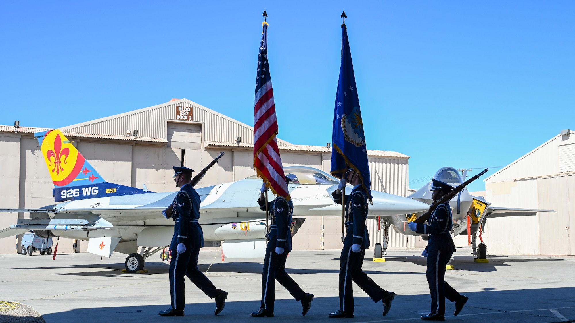 The 926th Wing welcomed a new commander, Col. Robert F. Lytle, during a change of command ceremony held at Nellis Air Force Base, Nevada, Aug. 2, 2025.