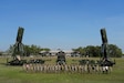 NORTHERN TERRITORY, Australia — Service members from the U.S. Department of Defense and the Australian Defence Force pose with the Long Range Hypersonic Weapon System in Northern Territory, Australia, July 9, 2025.