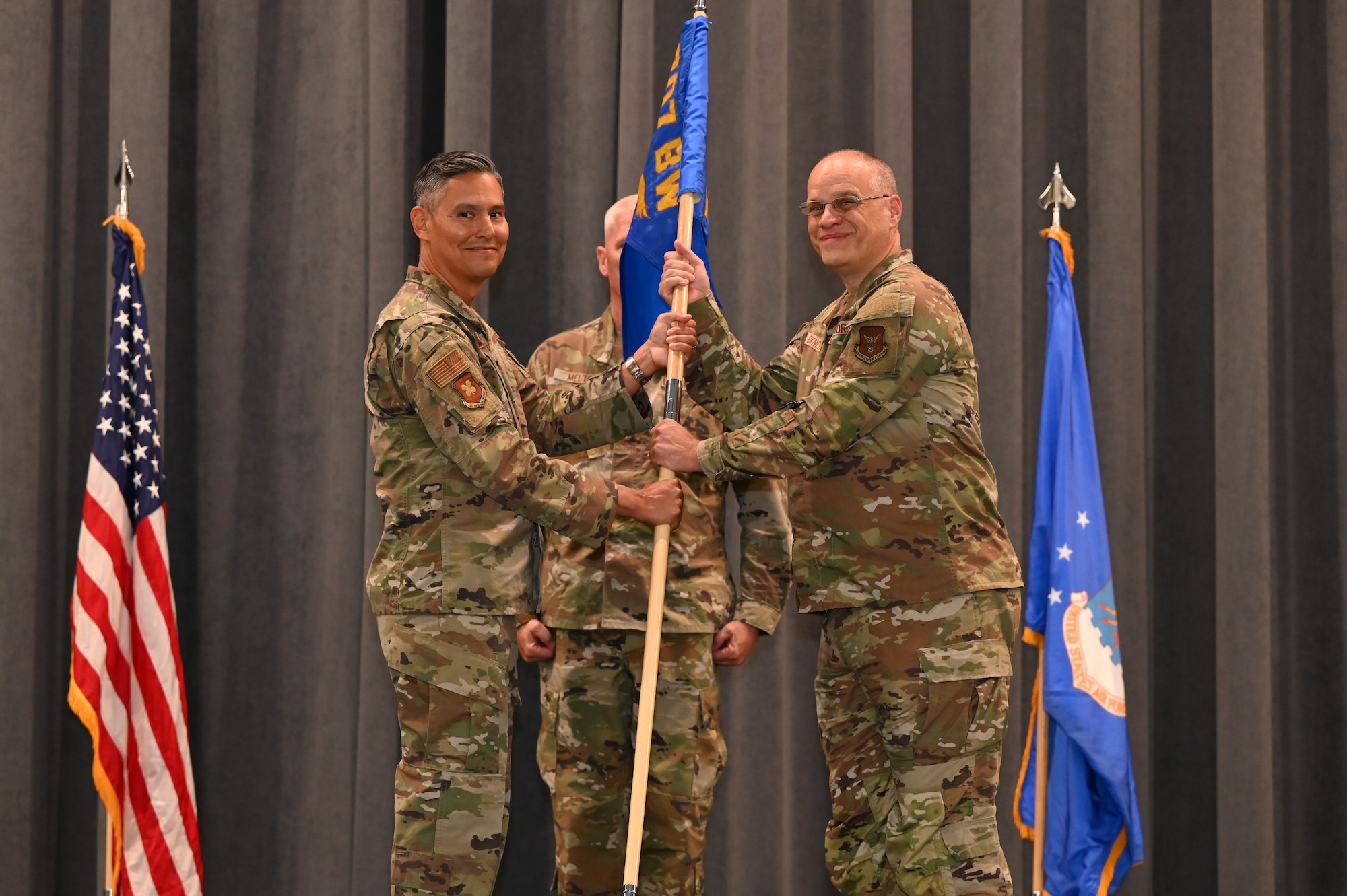 Airman pass unit guidon
