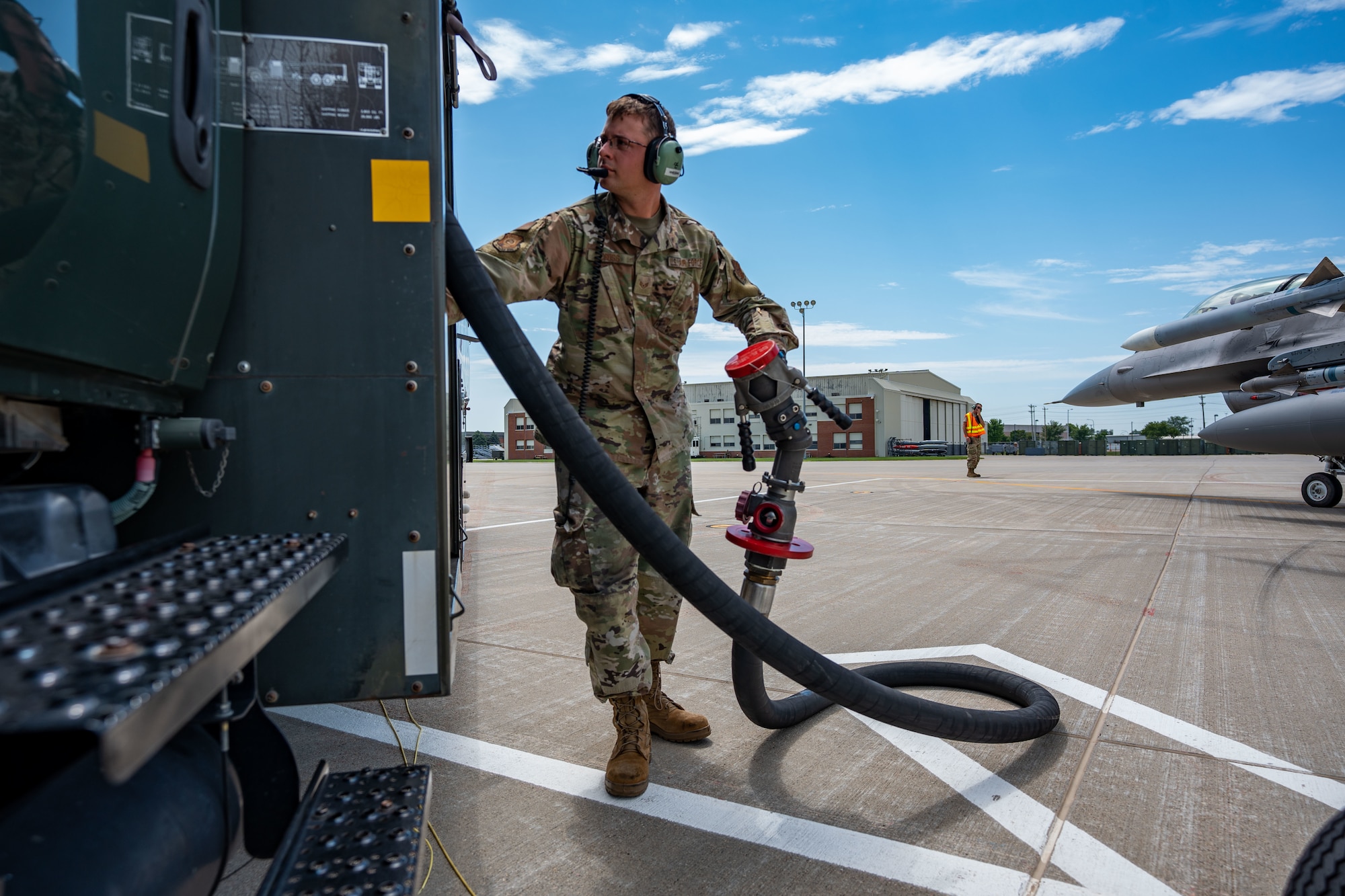 The ICT training focused on cutting ground time through the rapid recovery and relaunch of fighters utilizing hot pit refueling and rapid re-arm.