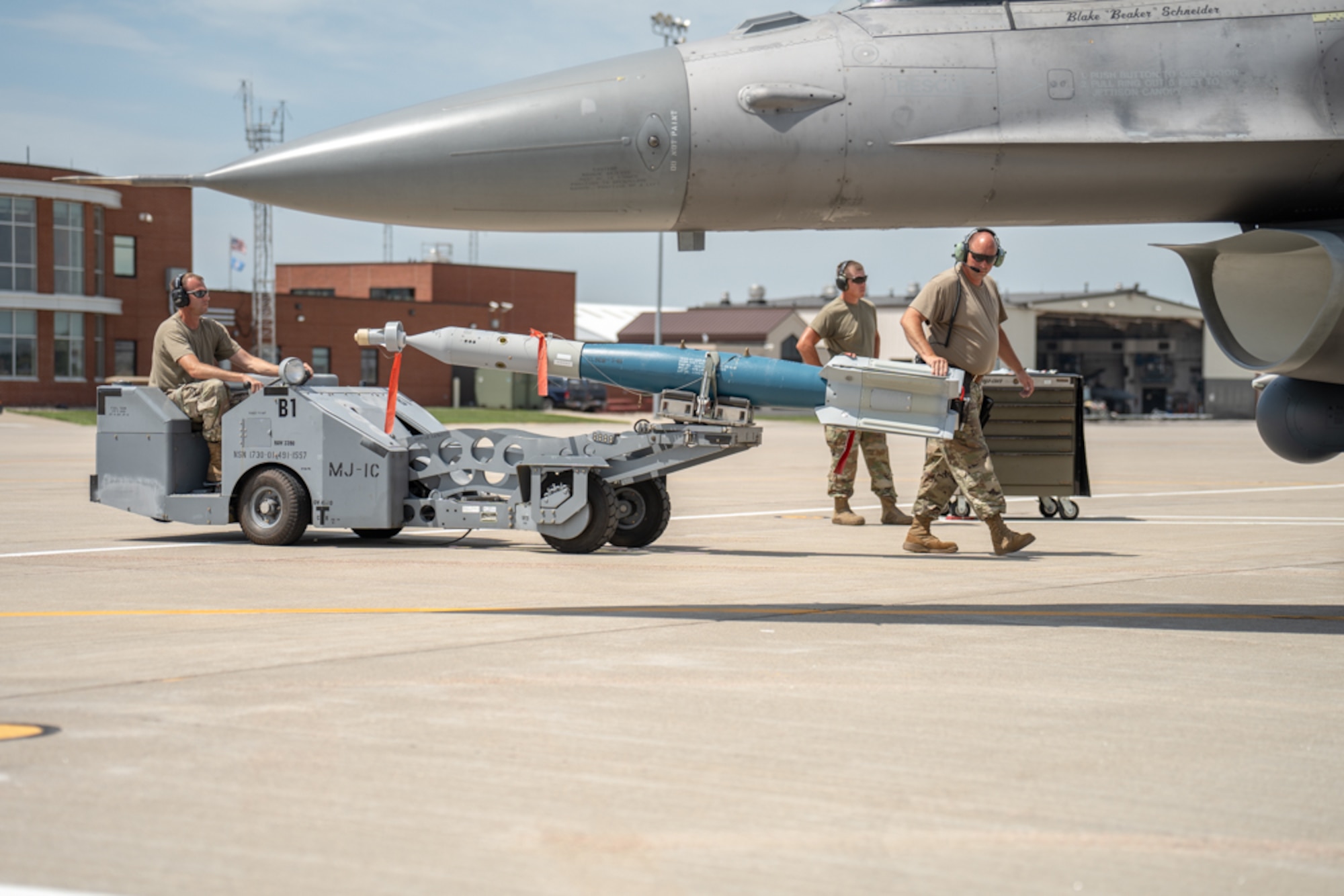 The ICT training focused on cutting ground time through the rapid recovery and relaunch of fighters utilizing hot pit refueling and rapid re-arm.