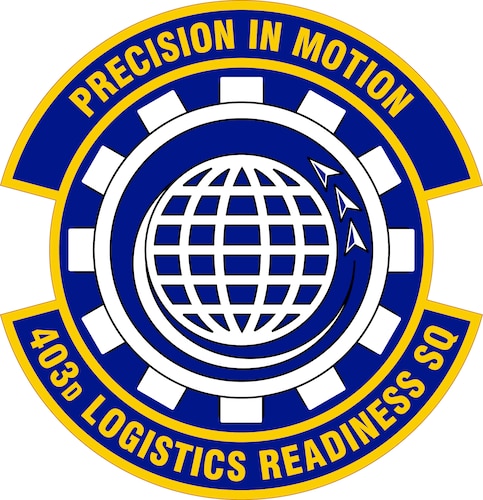 Official patch of the 403rd Logistics Readiness Squadron.