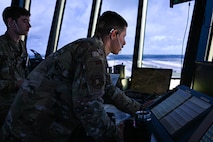 Exercise REFORPAC is part of the first-in-a-generation Department-Level Exercise series, a new way of conducting operations in a contested, dynamic environment to build capabilities making a stronger, more deterrent force. The DLE series encompasses all branches of the Department of Defense, along with Allies and partners, employing more than 400 Joint and coalition aircraft and more than 12,000 members at more than 50 locations across 3,000 miles.” (U.S. Air Force photo by Senior Airman Audree Campbell)