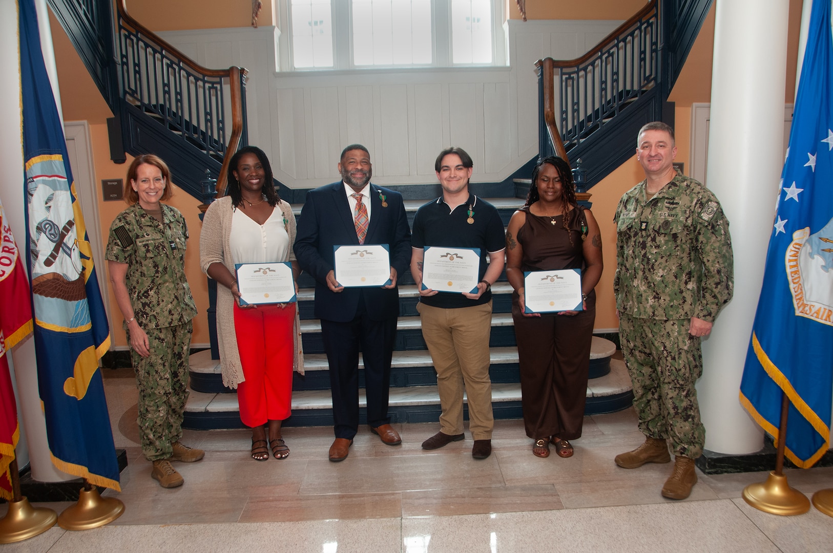 NMCP Civilians of the Quarter FY25 Q3 Group Photo
