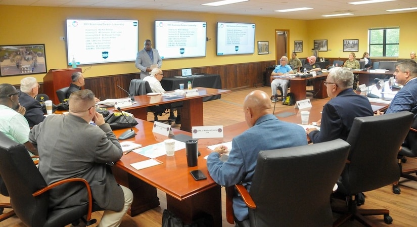 Nearly a dozen U.S. Army Reserve ambassadors attended the 99th Readiness Division’s annual Ambassador Workshop July 17-18 at division headquarters on Joint Base McGuire-Dix-Lakehurst, New Jersey. The workshop was designed to give the ambassadors the tools they need to support Soldier and unit readiness by developing awareness of, and advocacy for, the Army Reserve while serving as liaisons to communities at the state and local level.