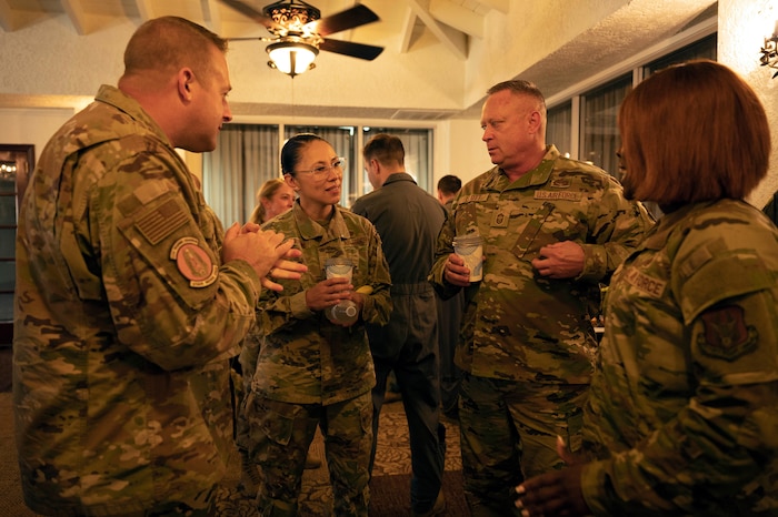 Group of people talking