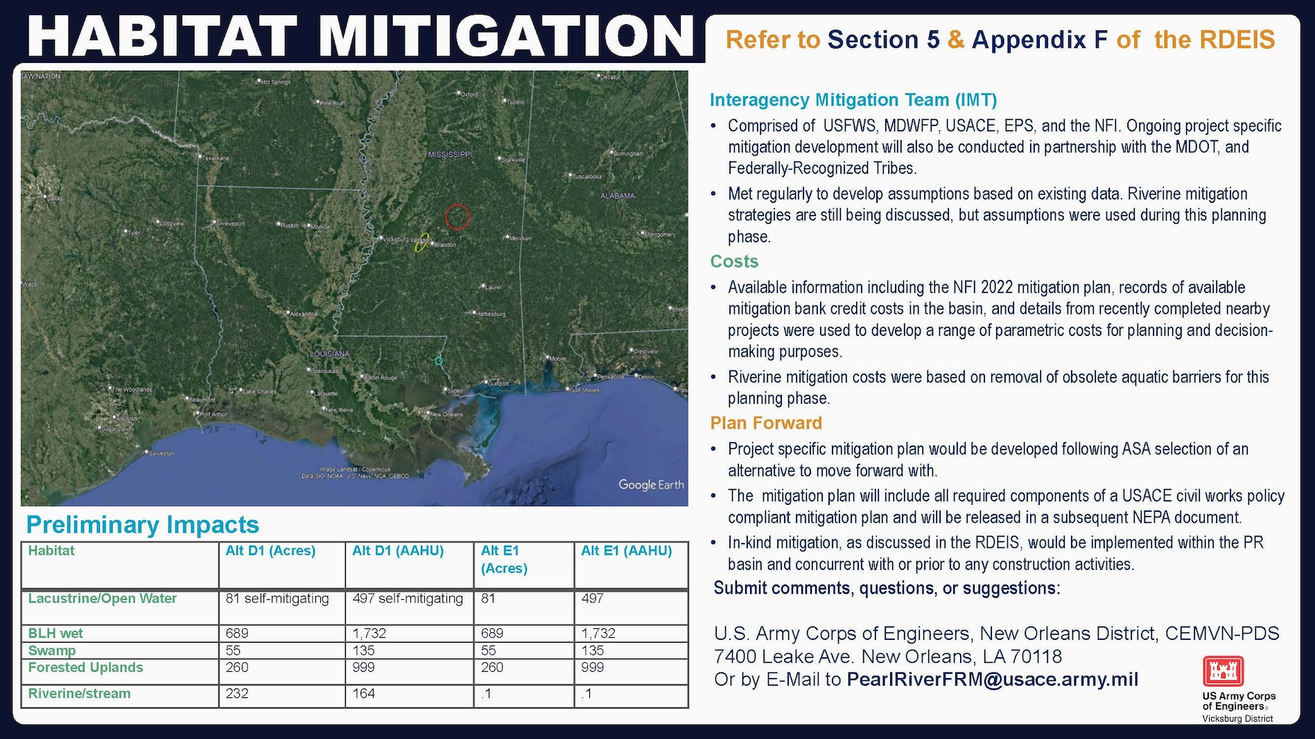 Pearl River FRM Public Meeting Display Boards