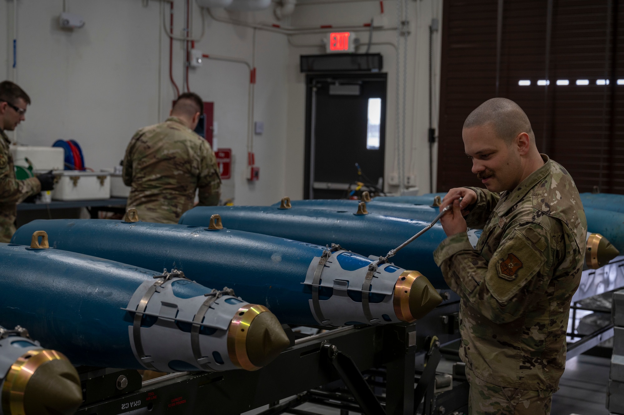 Grand Forks Air Force Base holds first inert bomb-building exercise in 30 years