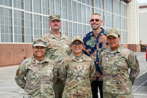 The 624th Regional Support Group’s Inspector General team received the 4th Air Force Raincross Inspector General of Inspections Award on March 26, 2025, for their outstanding performance during the 2024 fiscal year.