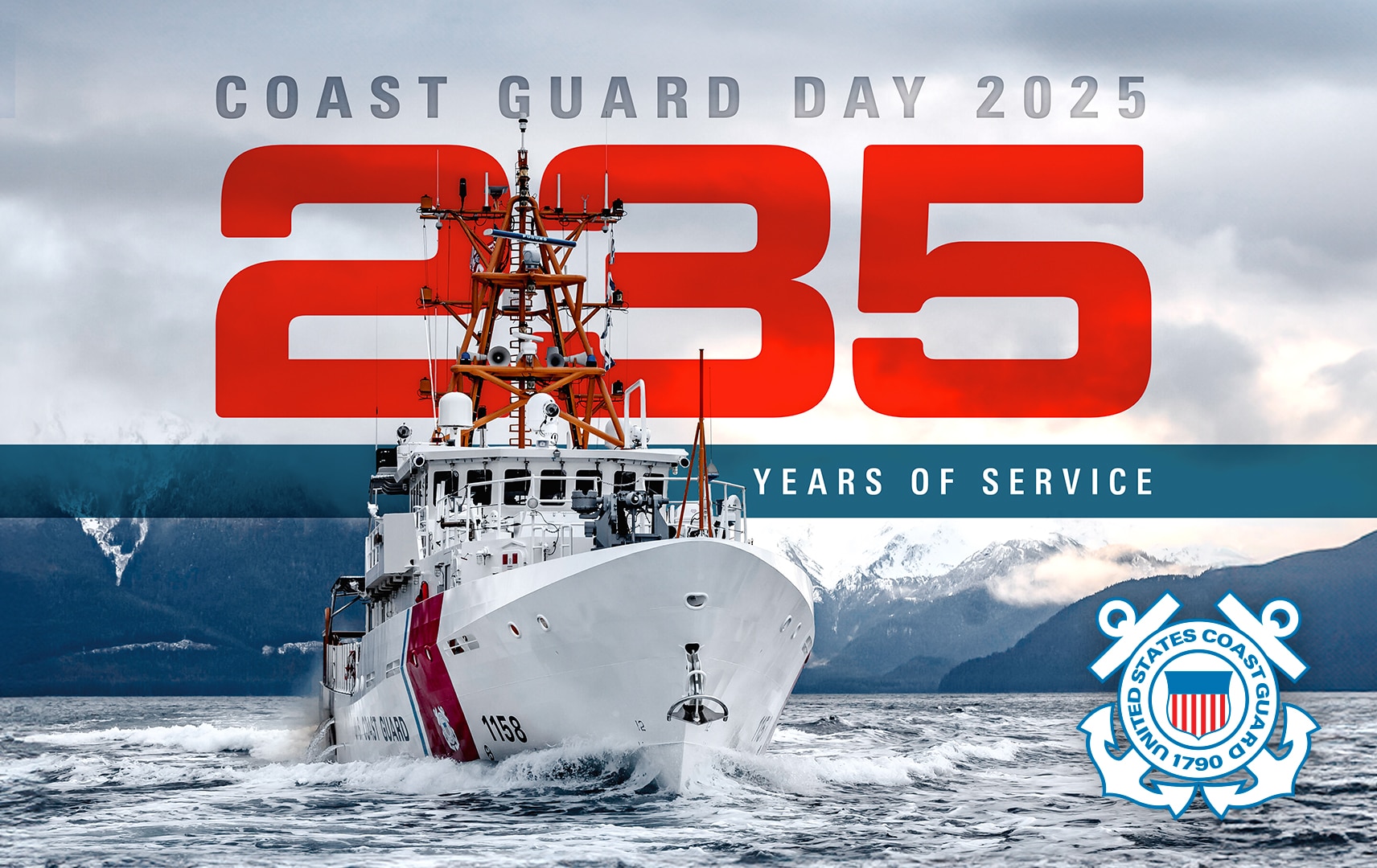 The Coast Guard celebrates 235 years of service!