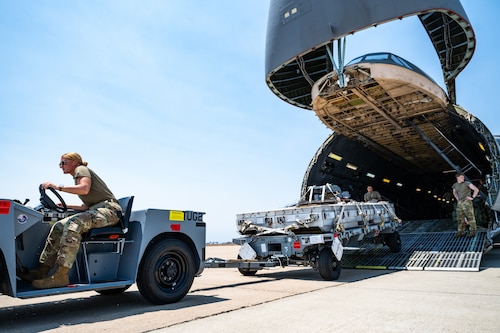 C-5M Super Galaxy at MCAS Miramar during exercise Bamboo Eagle 25-3