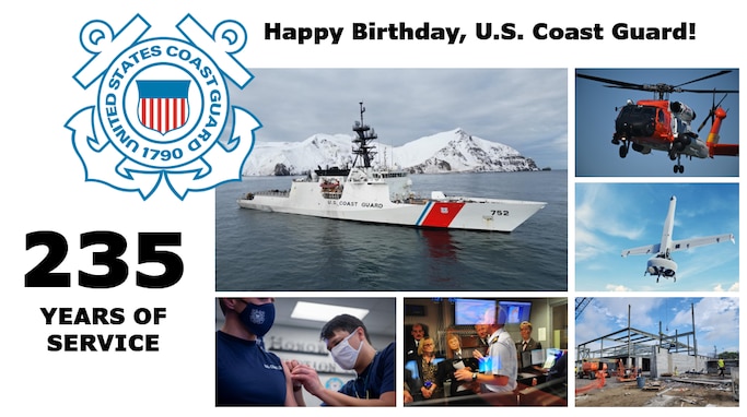 Celebrating 235 years of Coast Guard service to the nation