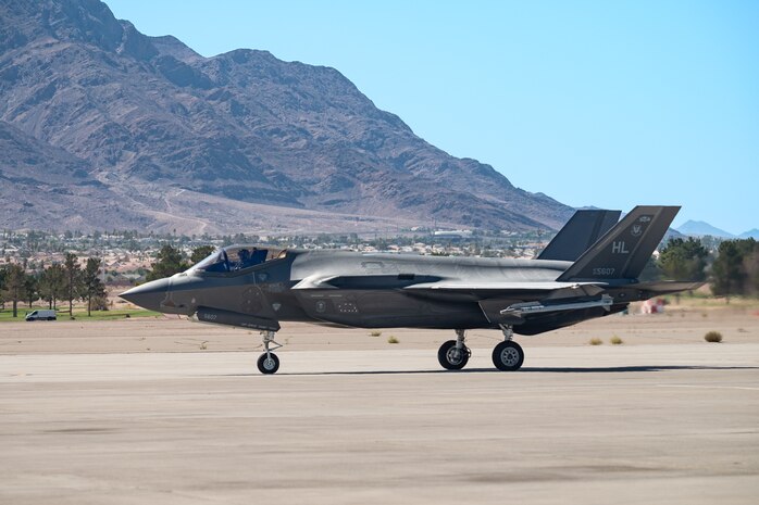 Plane on flightline.