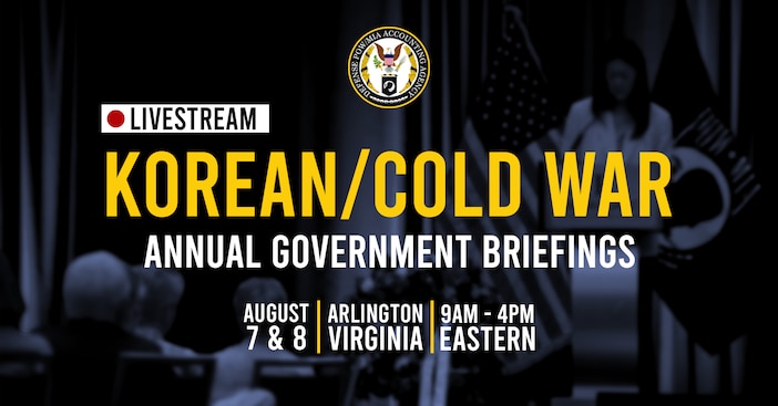 Korean/Cold War Annual Government Briefings