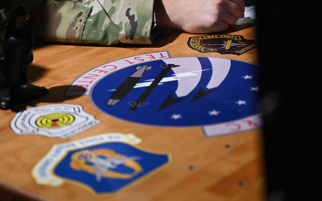 The Air National Guard Air Force Reserve Component Test Center insignia displays on a work center during Resolute Force Pacific 25 in the Indo-Pacific region, July 24, 2025.