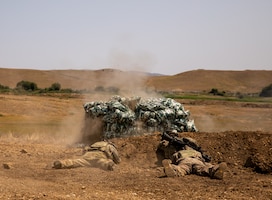Live fire training exercise in Georgia during Agile Spirit 25