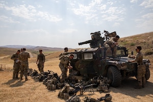 Live fire training exercise in Georgia during Agile Spirit 25