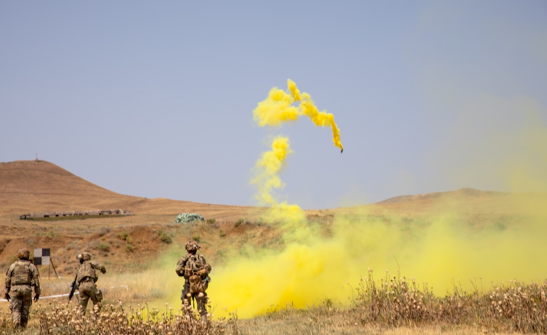 Live fire training exercise in Georgia during Agile Spirit 25
