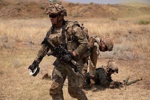 Live fire training exercise in Georgia during Agile Spirit 25