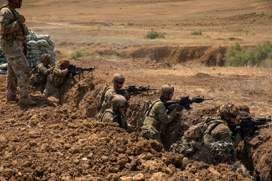 Live fire training exercise in Georgia during Agile Spirit 25