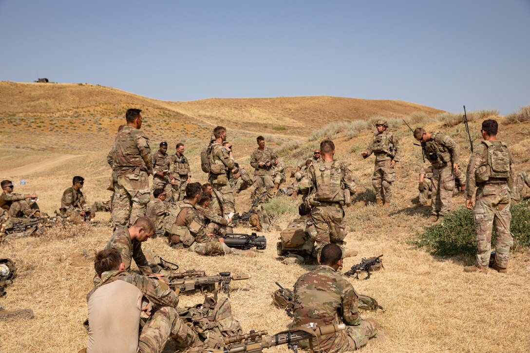 Live fire training exercise in Georgia during Agile Spirit 25