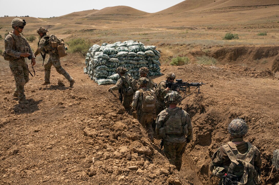 Live fire training exercise in Georgia during Agile Spirit 25