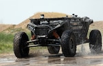Seattle-based tech company, Overland AI, demonstrates their fully autonomous tactical vehicle “ULTRA” at Vaziani Training Area with U.S. Army Soldiers from 1st Squadron, 91st Cavalry Regiment, 173rd Airborne Brigade, July 29, 2025, during exercise Agile Spirit 25. Agile Spirit 25 underscores the U.S. commitment to security and stability in the Black Sea region and highlights the importance of strong alliances and partnerships in addressing shared security challenges. (Photo Credit: U.S. Army National Guard photo by Sgt. Cameron Boyd)