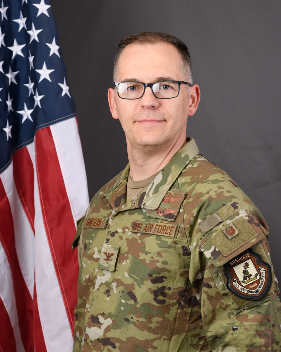 A U.S. Air Force Col. poses for a photo