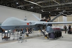 An MQ-9 Reaper is upgraded with SkyTower II Pod that will be deployed to Marine Corps’ squadron next year to enhance operational capability.