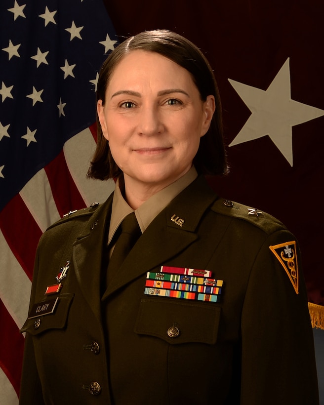 Brig. Gen. Kathleen A. Clary AGSU Command Photo