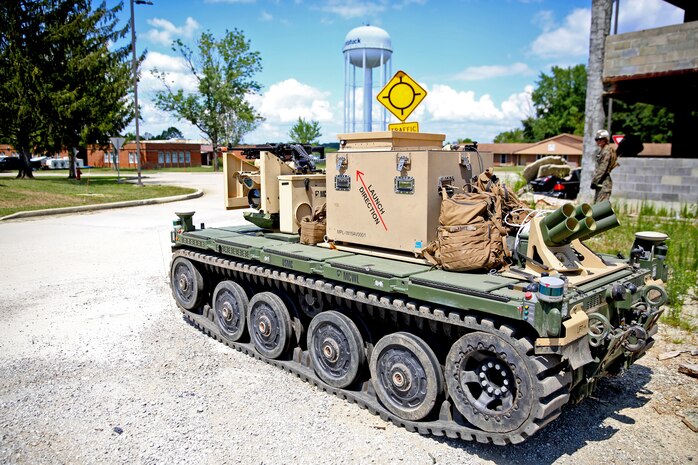 The Marine Corps Warfighting Laboratory executed Project Metropolis II ,a Dense Urban Operations limited operational experiment 2019 (DUO19) at Muscatatuck Urban Training Center (MUTC), Indiana. The event aimed to effectively combine robotics, sensors, manned/unmanned vehicles, and dismounted Marines with a focus on improving Marines' ability to sense and locate the threat, observing their speed of decision making and speed of action, and determining their lethality when employing traditional and surrogate equipment versus an enemy force in a dense urban environment. This experiment took Marines assigned to 3rd Battalion, 8th Marine Regiment, a squad-sized element from 1st Battalion, 6th Marine Regiment, and British Royal Marines assigned to 8 Troop Charlie Company, 40 Commando Royal Marines. The U.S. Marines and Royal Marine Commandos were divided into 'red' force and 'blue' force and engaged each other in a live force-on-force, free-play battle within a dense urban setting.