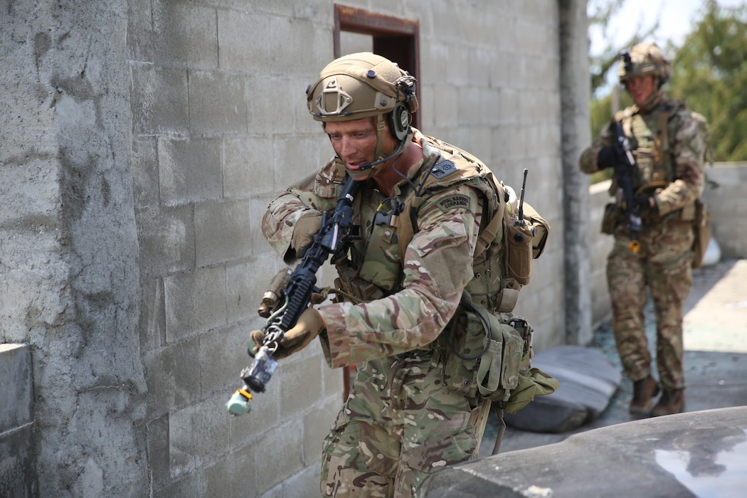 The Marine Corps Warfighting Laboratory executed Project Metropolis II ,a Dense Urban Operations limited operational experiment 2019 (DUO19) at Muscatatuck Urban Training Center (MUTC), Indiana. The event aimed to effectively combine robotics, sensors, manned/unmanned vehicles, and dismounted Marines with a focus on improving Marines' ability to sense and locate the threat, observing their speed of decision making and speed of action, and determining their lethality when employing traditional and surrogate equipment versus an enemy force in a dense urban environment. This experiment took Marines assigned to 3rd Battalion, 8th Marine Regiment, a squad-sized element from 1st Battalion, 6th Marine Regiment, and British Royal Marines assigned to 8 Troop Charlie Company, 40 Commando Royal Marines. The U.S. Marines and Royal Marine Commandos were divided into 'red' force and 'blue' force and engaged each other in a live force-on-force, free-play battle within a dense urban setting.