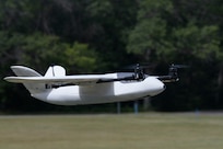 National Guard Bureau vice director programs and requirements, flies an unmanned aerial system during Exercise Northern Strike 2024-2 at the Alpena Combat Readiness Training Center, Michigan, Aug. 10, 2024.