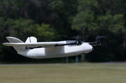 National Guard Bureau vice director programs and requirements, flies an unmanned aerial system during Exercise Northern Strike 2024-2 at the Alpena Combat Readiness Training Center, Michigan, Aug. 10, 2024.