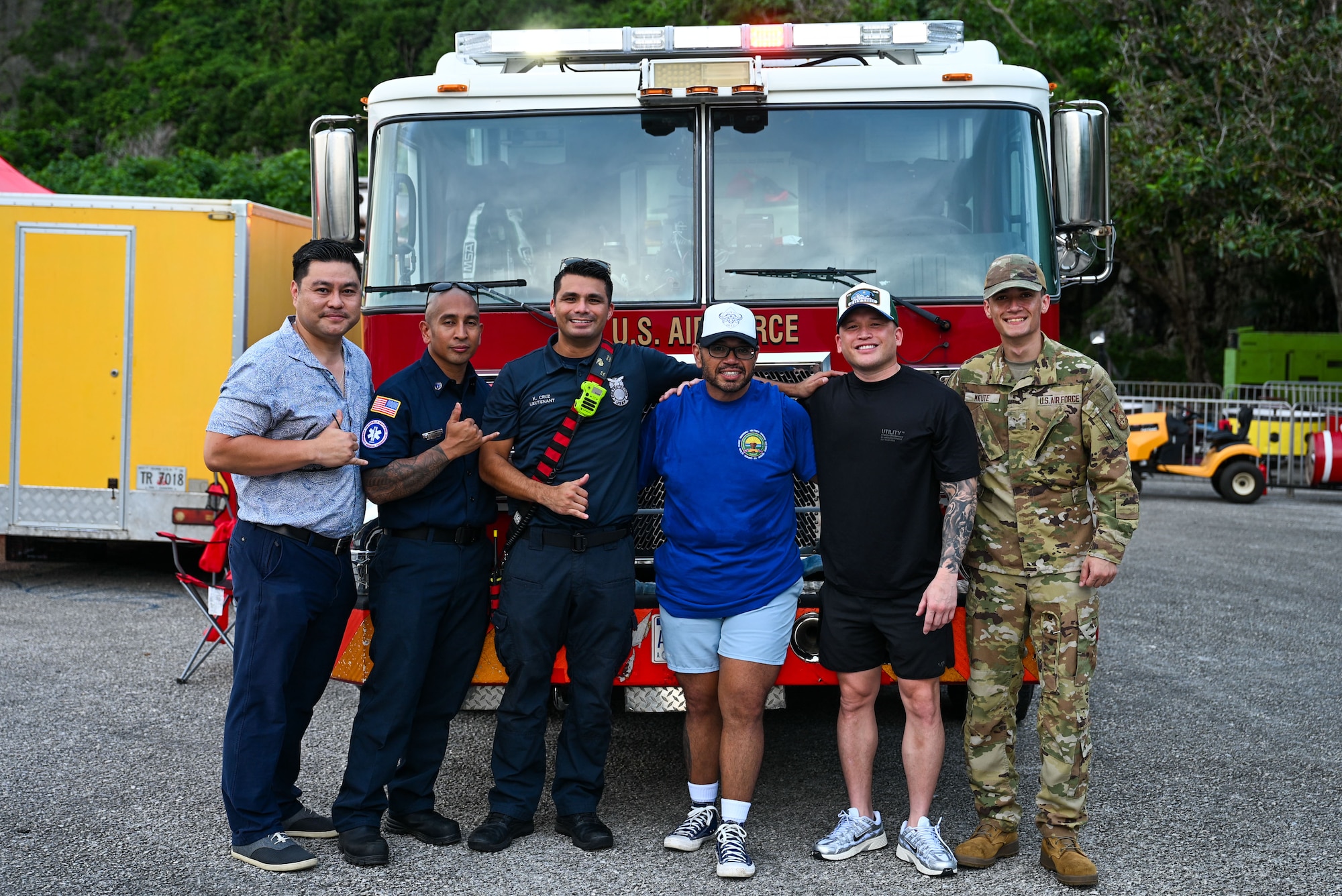 The three-day festival celebrates the Chamorro culture with food, performances, games and fellowship. (U.S. Air Force photo by Senior Airman Audree Campbell)