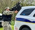 NAVAL BASE GUAM (Aug. 4, 2025) - Personnel from U.S. Naval Base Guam’s (NBG) Navy Security Forces (NSF) simulated a drone attack and entry control point (ECP) penetration at the NBG back gate, July 28. The event was one of numerous assessments as part of Exercise Citadel Pacific 2025 (CP25), July 18 – Aug. 1.