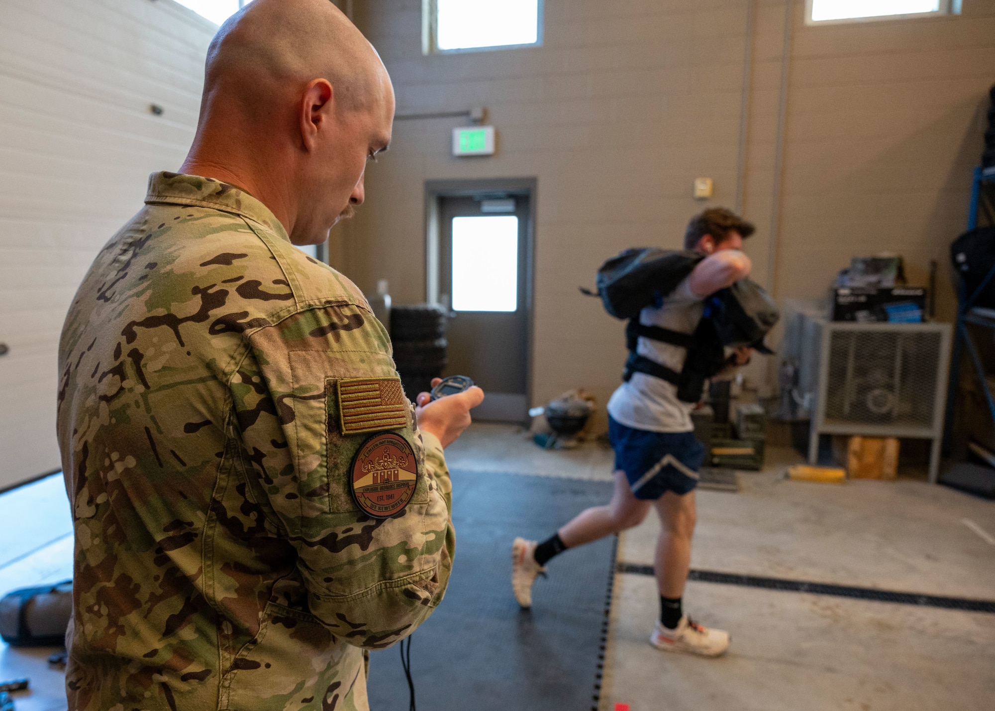 This past weekend, the 151st Civil Engineer Squadron's Explosive Ordnance Disposal (EOD) Flight became one of the first in the Utah Air National Guard to officially conduct the newly implemented Occupationally Specific Physical Fitness Assessment (OSPFA), a milestone moment that reflects a nationwide shift toward career-specific fitness standards in the U.S. Air Force.