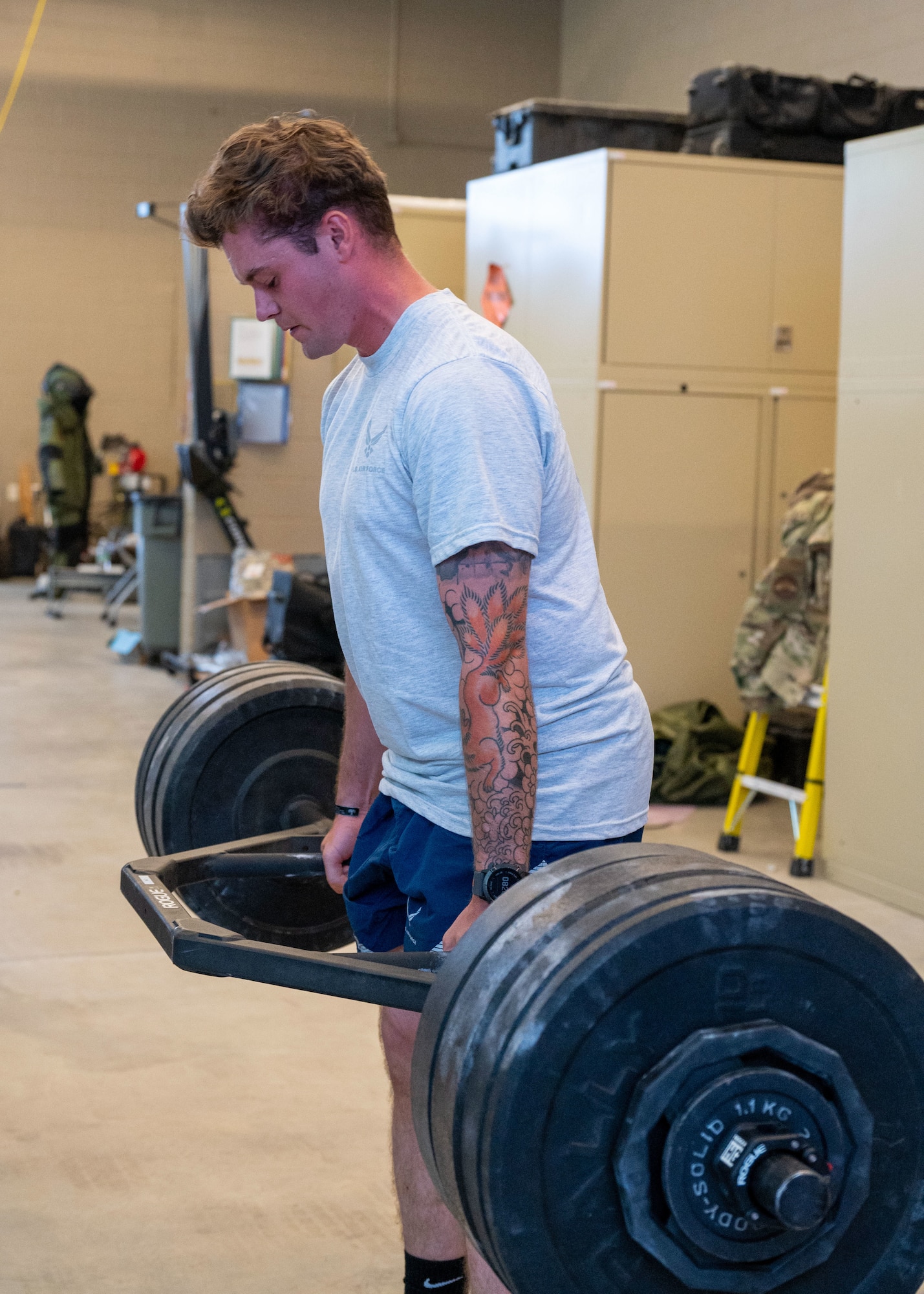 This past weekend, the 151st Civil Engineer Squadron's Explosive Ordnance Disposal (EOD) Flight became one of the first in the Utah Air National Guard to officially conduct the newly implemented Occupationally Specific Physical Fitness Assessment (OSPFA), a milestone moment that reflects a nationwide shift toward career-specific fitness standards in the U.S. Air Force.