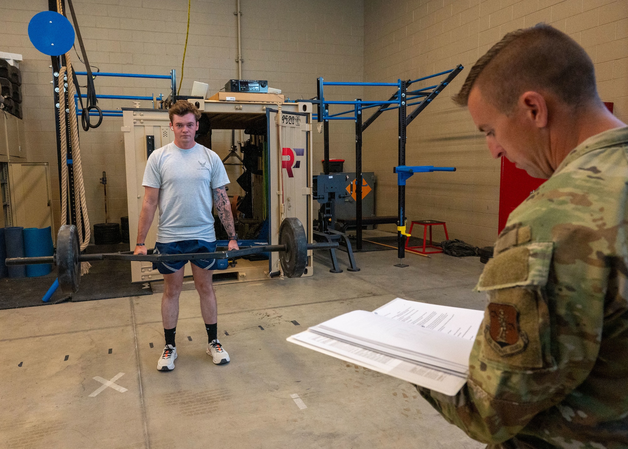 This past weekend, the 151st Civil Engineer Squadron's Explosive Ordnance Disposal (EOD) Flight became one of the first in the Utah Air National Guard to officially conduct the newly implemented Occupationally Specific Physical Fitness Assessment (OSPFA), a milestone moment that reflects a nationwide shift toward career-specific fitness standards in the U.S. Air Force.