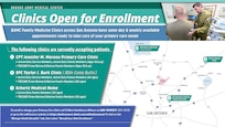 BAMC clinics currently enrolling TRICARE Prime members