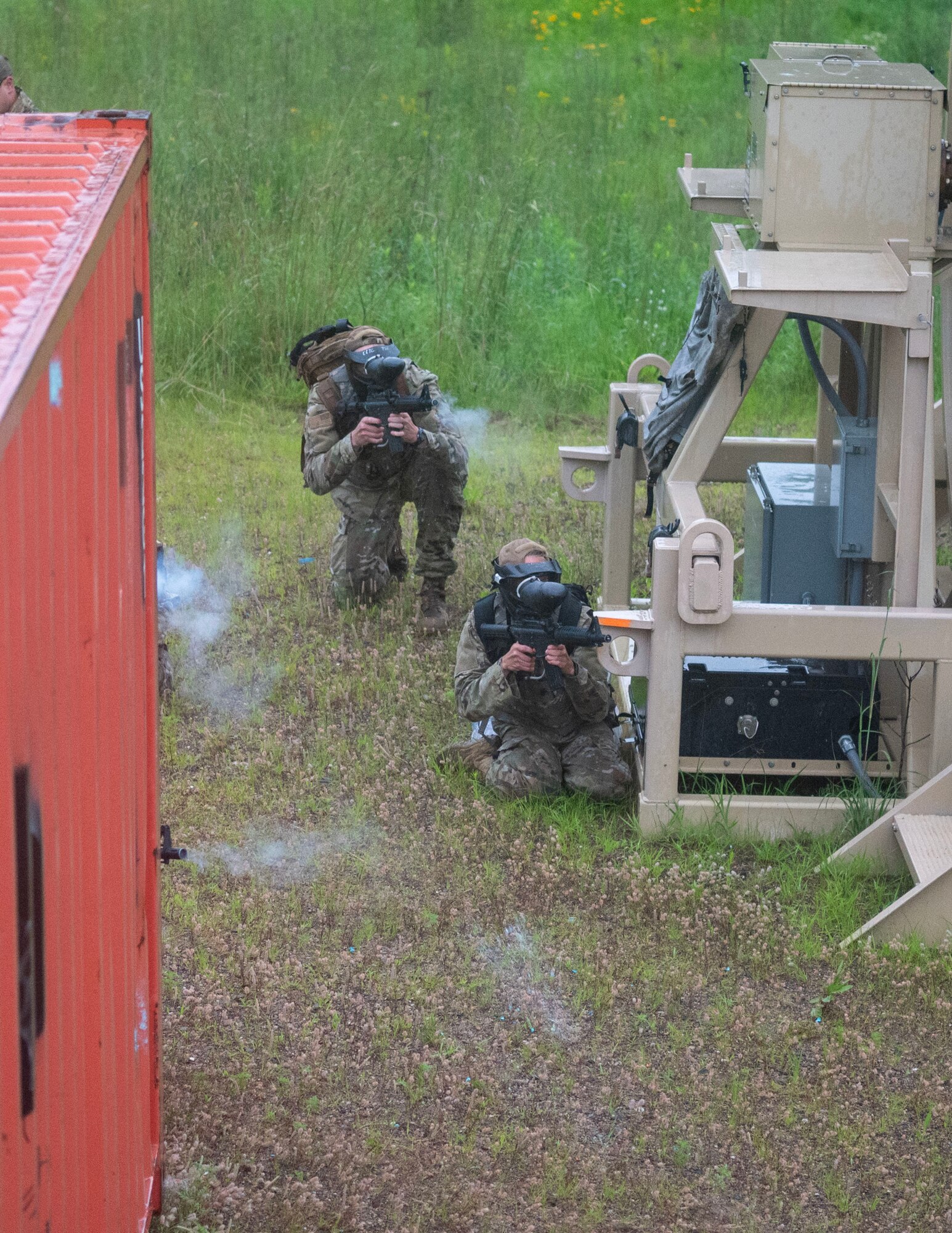U.S. Air Force Airmen from the 133rd and 148th Medical Groups, complete Tactical Combat Casualty Care (TCCC) course near Little Falls, Minn., July 23, 2025.
