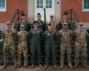 Members of the first Instructor Qualification Course from the newly re-established Intercontinental Ballistic Missile Center of Excellence pose for a photo on F.E. Warren Air Force Base, June 6, 2025. Held from June 2-6, 2025, the course marked a pivotal moment in enhancing instructional standards across the ICBM enterprise. (U.S. Air Force photo by Senior Airman Nicholas Rowe)