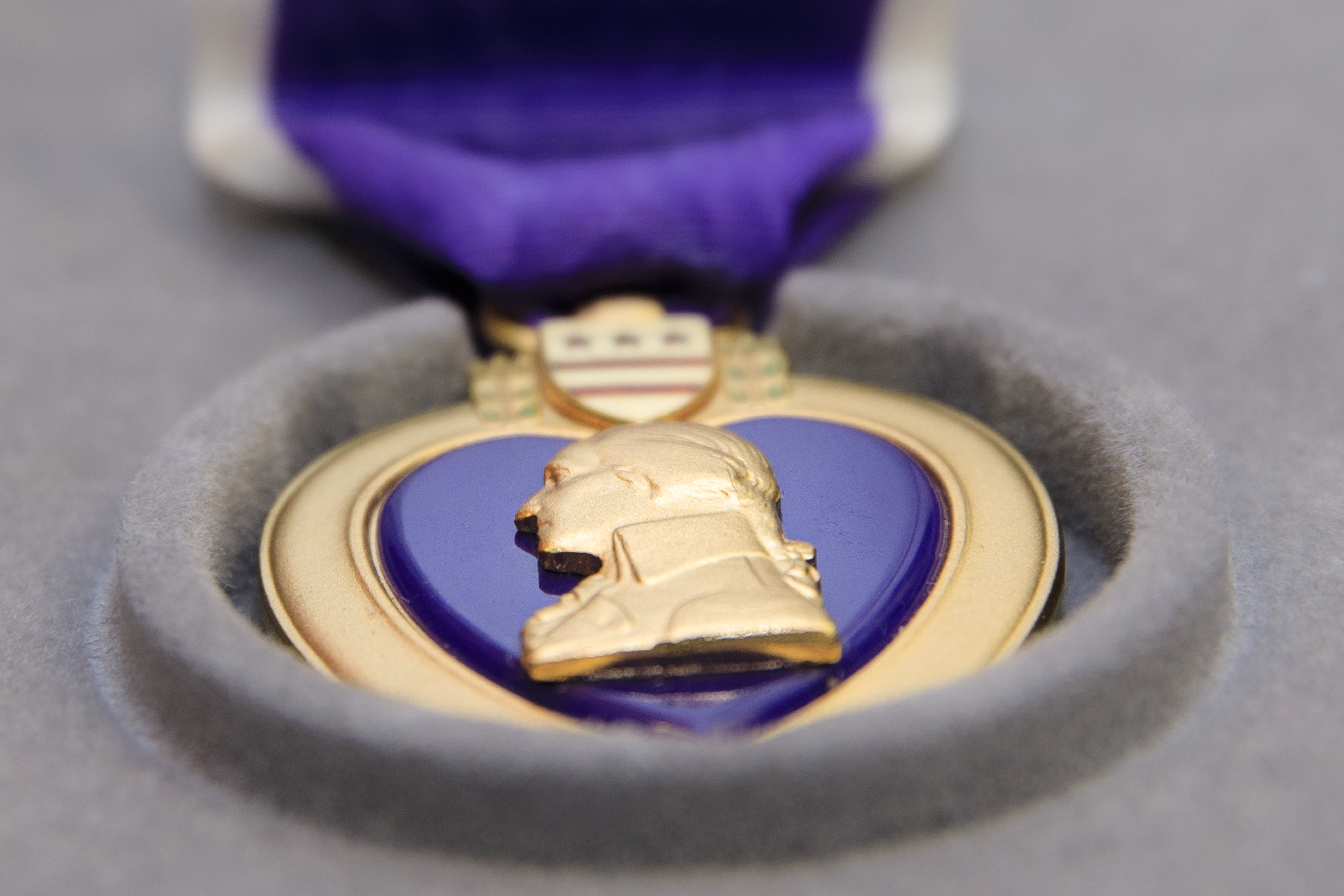 米軍勲章 Purple Heart 箱付3点セット Original U.S. WWII 1942 Rex Products Numbered US Army Purple Heart