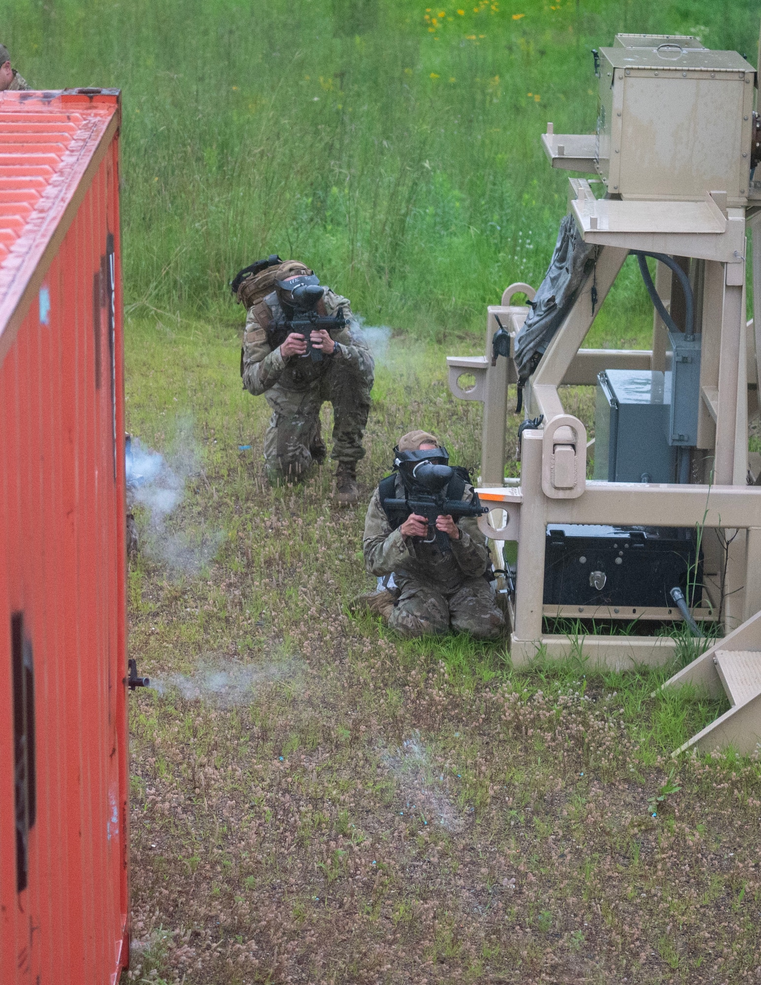 U.S. Air Force Airmen from the 133rd and 148th Medical Groups, complete Tactical Combat Casualty Care (TCCC) course near Little Falls, Minn., July 23, 2025.