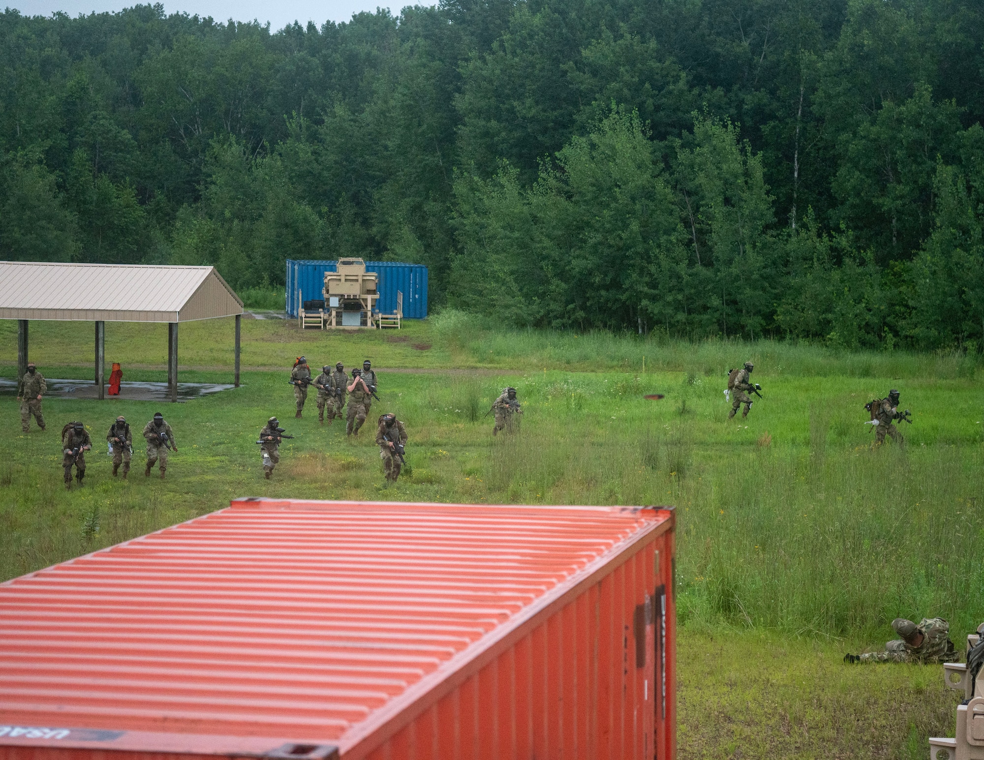 U.S. Air Force Airmen from the 133rd and 148th Medical Groups, complete Tactical Combat Casualty Care (TCCC) course near Little Falls, Minn., July 23, 2025.