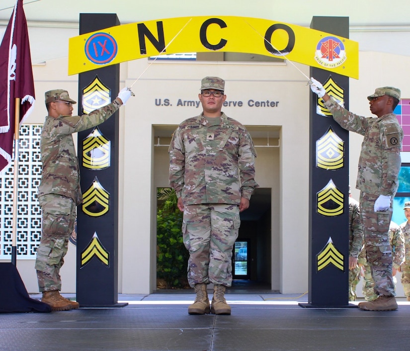 9th Mission Support Command inducts new NCOs in ceremony honoring legacy and leadership