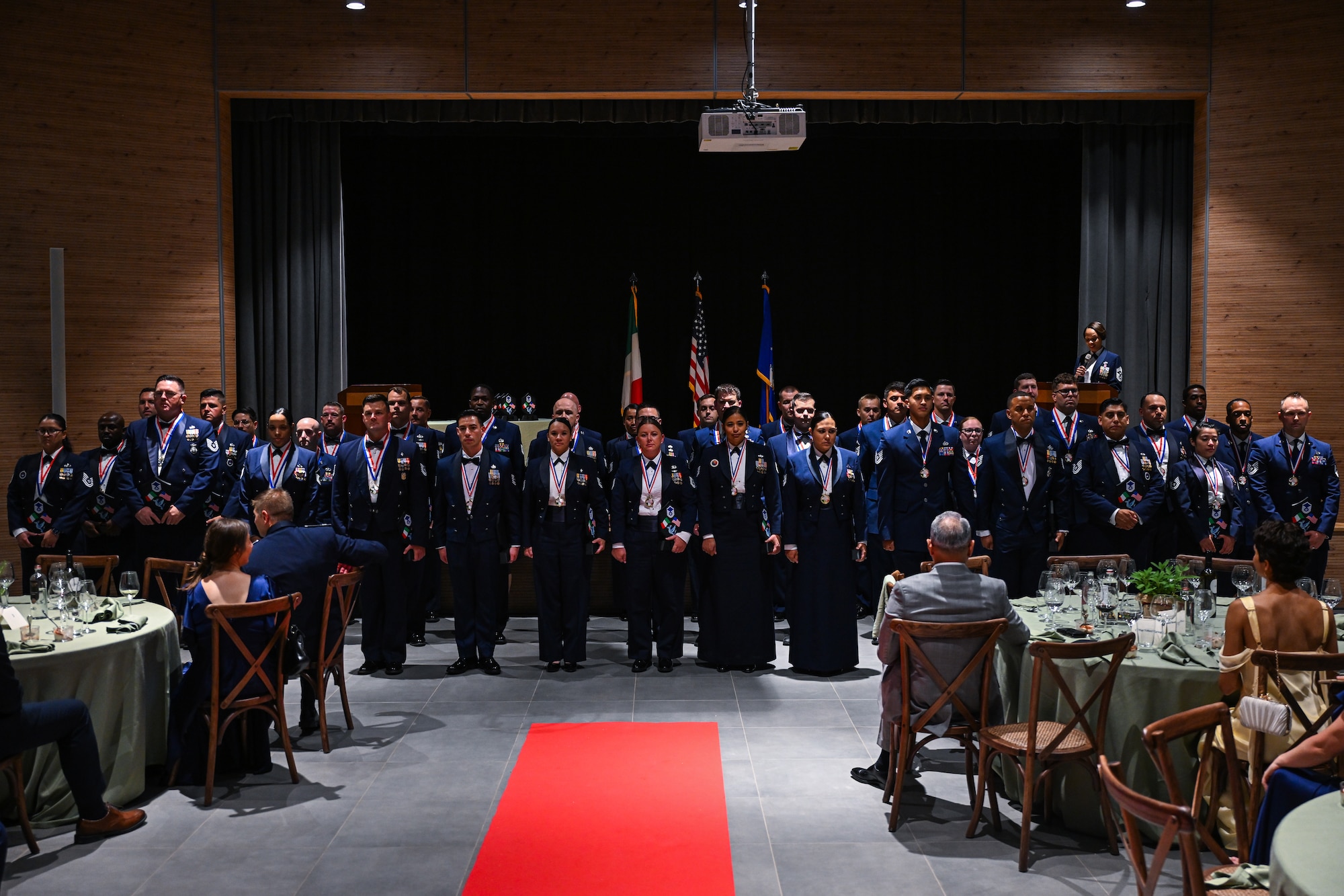 Tech. Sgts. are inducted into the SNCO tier.